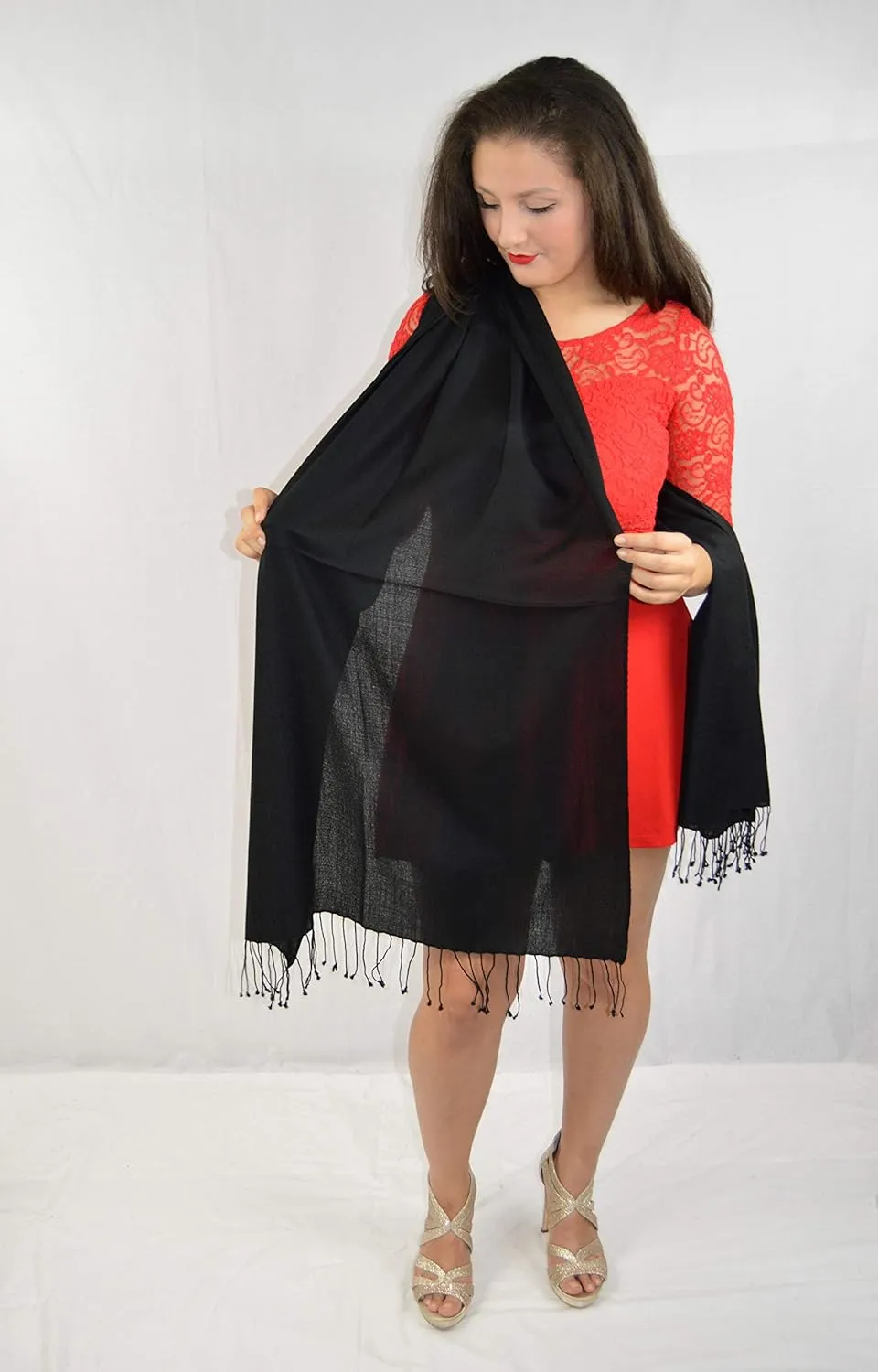 Summer Shawl/Sheer Shawl/Fancy Shawl/Water Pashmina Shawl/Lightweight Shawl/Silk
