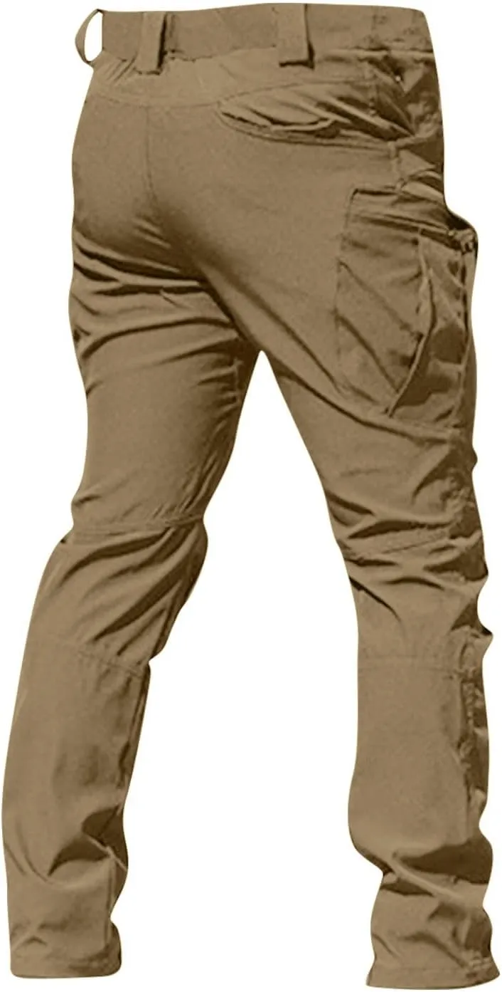 Tactical Pants for Men Cargo Pants with Multi Pockets Outdoor Hiking Pants Summer Casual Trousers Gym Work Pants