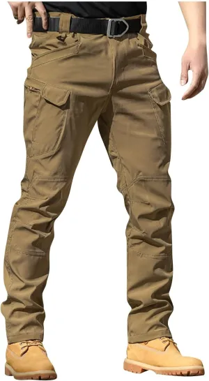 Tactical Pants for Men Cargo Pants with Multi Pockets Outdoor Hiking Pants Summer Casual Trousers Gym Work Pants