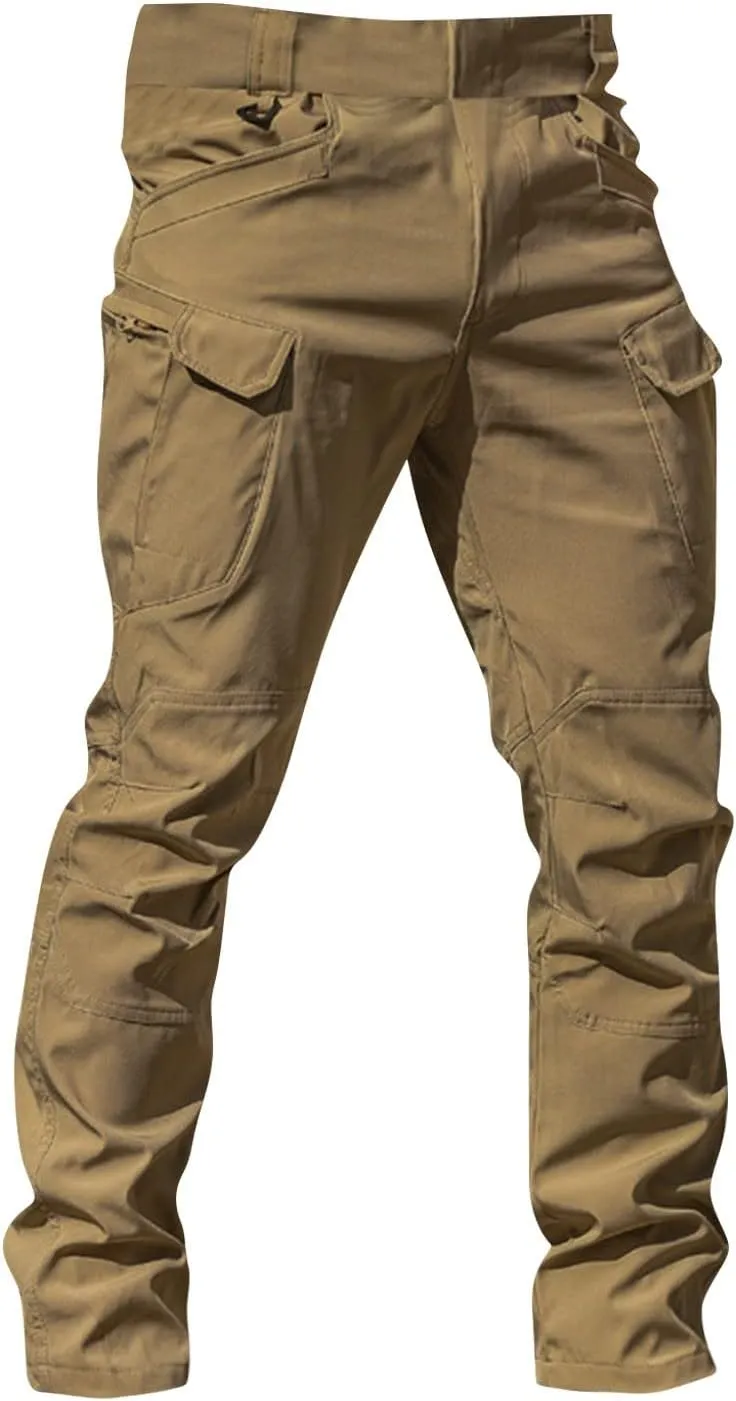 Tactical Pants for Men Cargo Pants with Multi Pockets Outdoor Hiking Pants Summer Casual Trousers Gym Work Pants