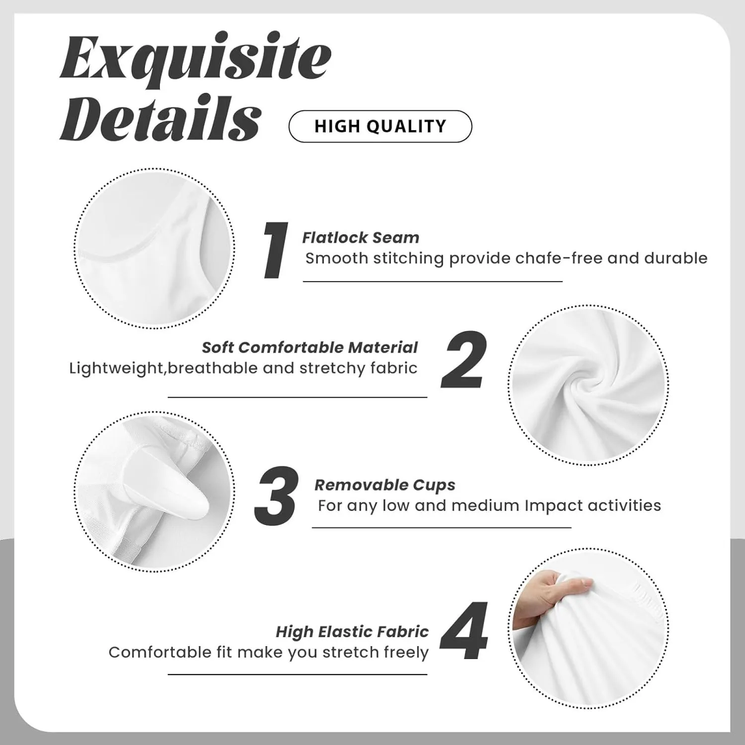 Tetragonal Beast Women's Sexy Sports Vest Sleeveless Athletic Gym T-Shirts Vest U-Shaped Back Quick Dry Top