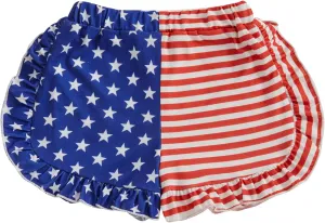 Toddler Baby Boy Girl Shorts Summer Casual Elastic Waist Striped Shorts Pants Boxer Bottoms