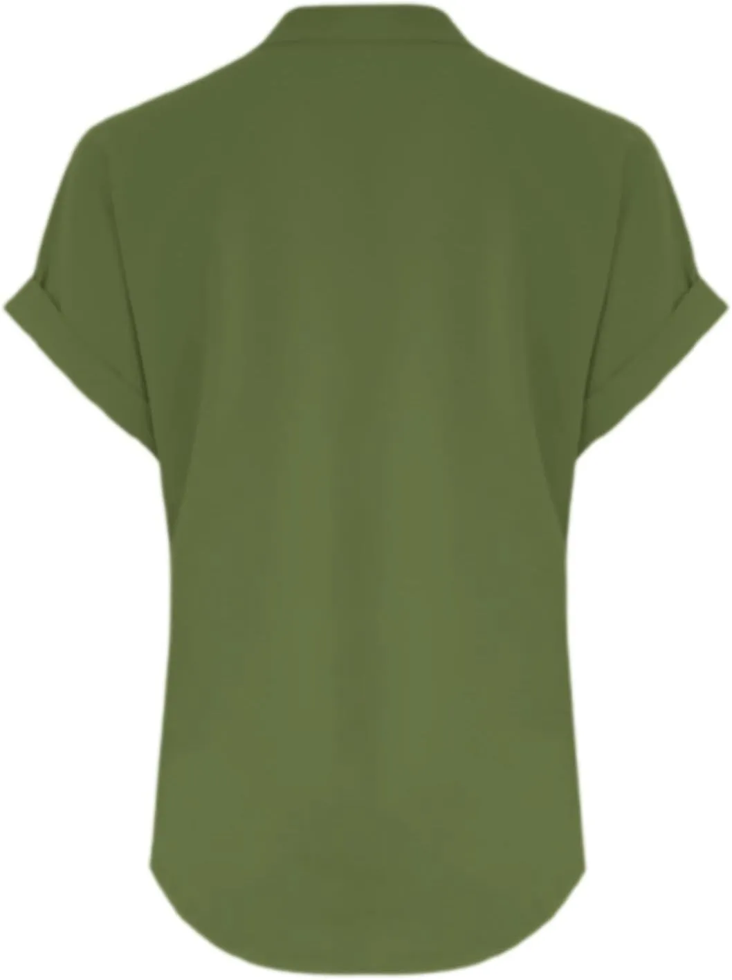 Tops for Women Trendy Summer 2025 Solid Color Cotton Linen T-Shirts Short Sleeve V Neck Blouses Button Down Outfits