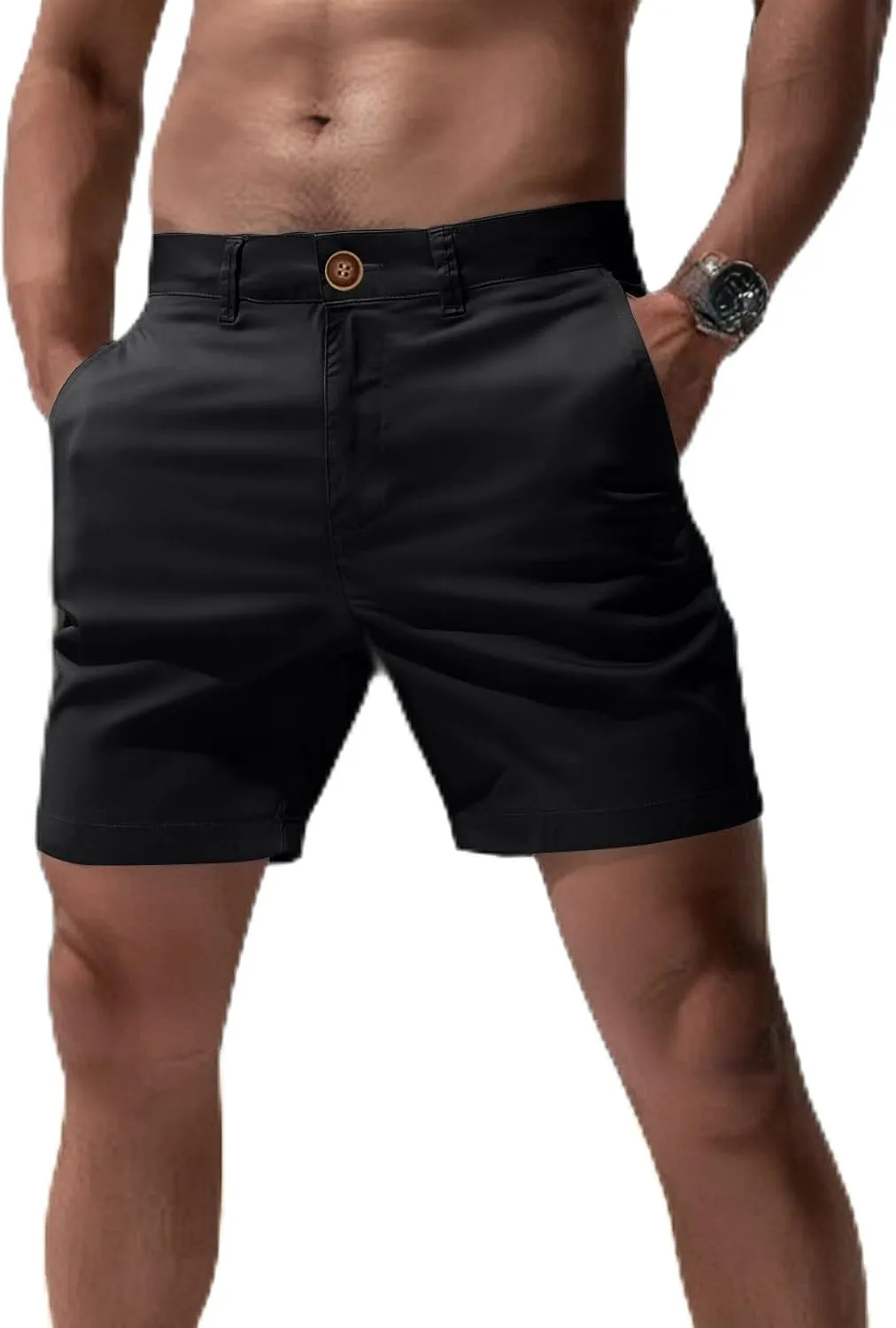 WENKOMG1 Quick Dry Shorts for Men Active Athletic Lightweight Breathable 3 Inch Running Jogging Workout Gym Shorts
