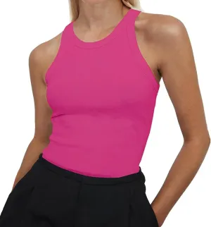 Womens 2025 Slim Fit Camisole Casual Breathable Crewneck Tank Tops Summer Basic Gym Sport Undershirts T-Shirts