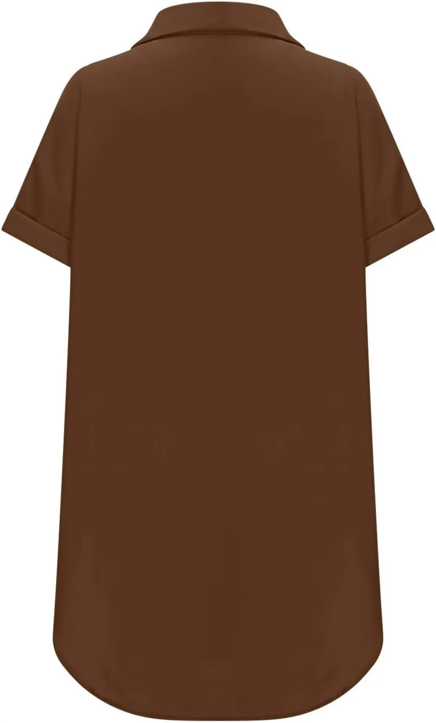 Womens Button Down Shirt Dress 2025 Summer Collared Short Sleeve Solid Color Mini Shift Dresses with Pocket