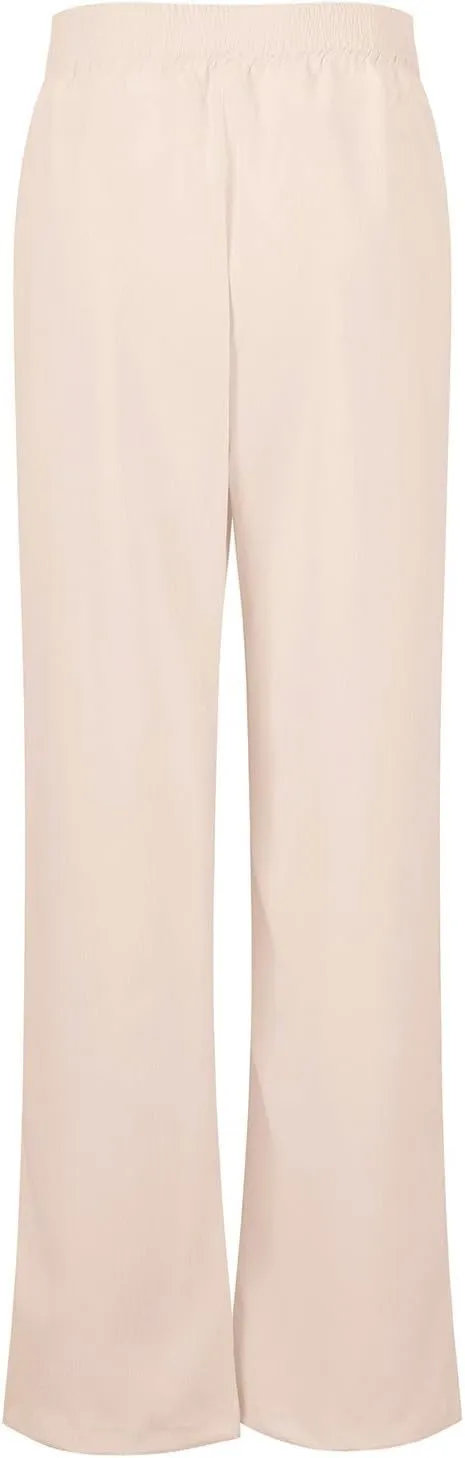 Womens Linen Pants Flowy Crossover Wide Leg Pants Palazzo Pants with Pockets High Waisted Summer Beach Pants 2024