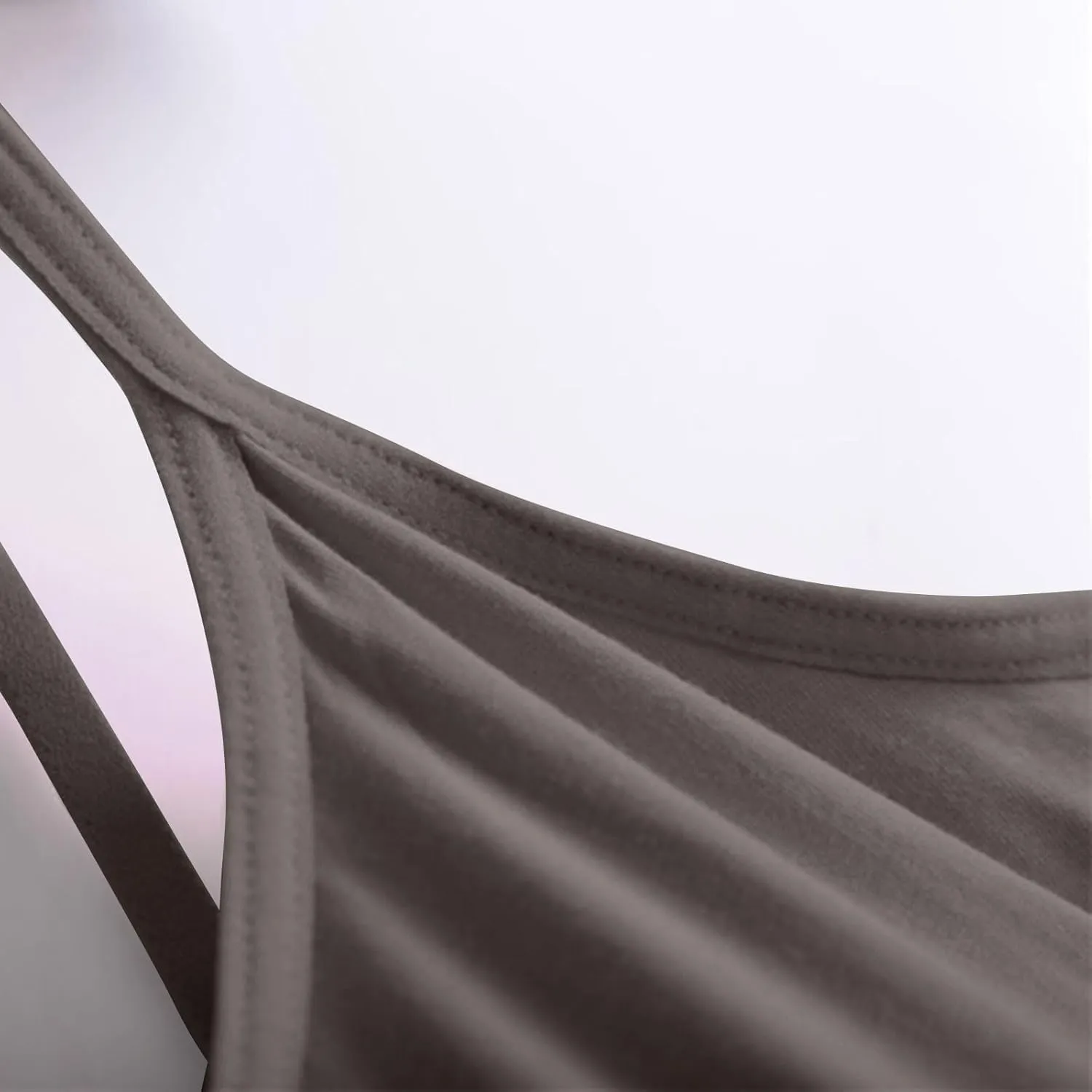 Womens Modal Athletic Tank Tops Summer Spaghetti Strap Built in Bra Crop Vests Fitness Running Yoga Quick-Dry Camisole