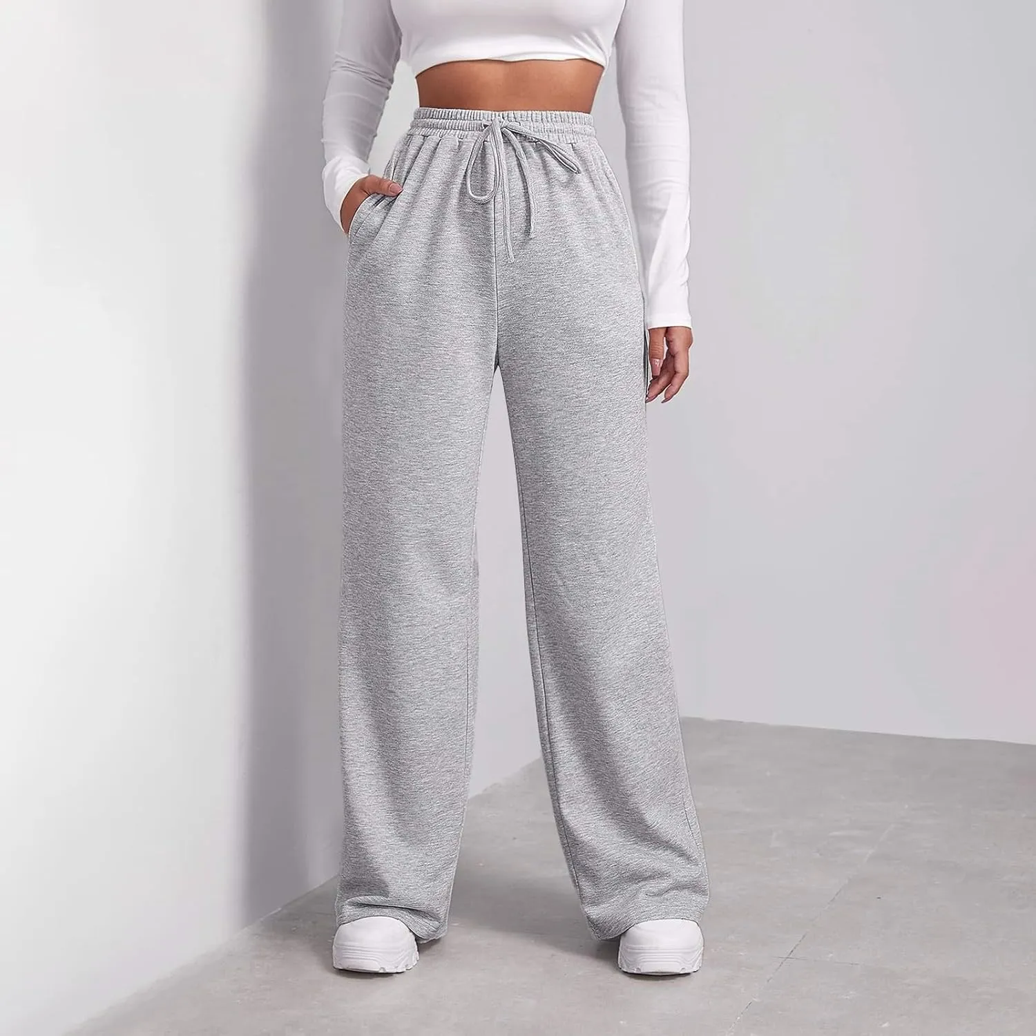Womens Sweatpants Fashion Comfy Bottoms Sports Ski Cute Joggers Casual Comfort Drawstring Pants Trousers