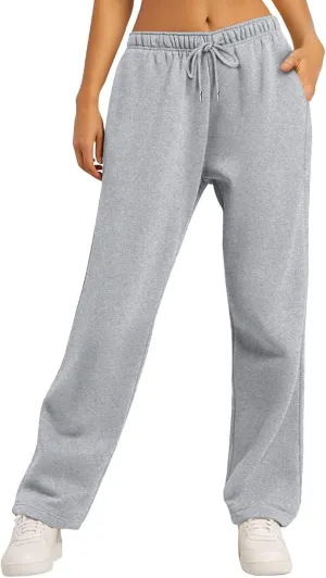 Womens Sweatpants Fashion Comfy Bottoms Sports Ski Cute Joggers Casual Comfort Drawstring Pants Trousers