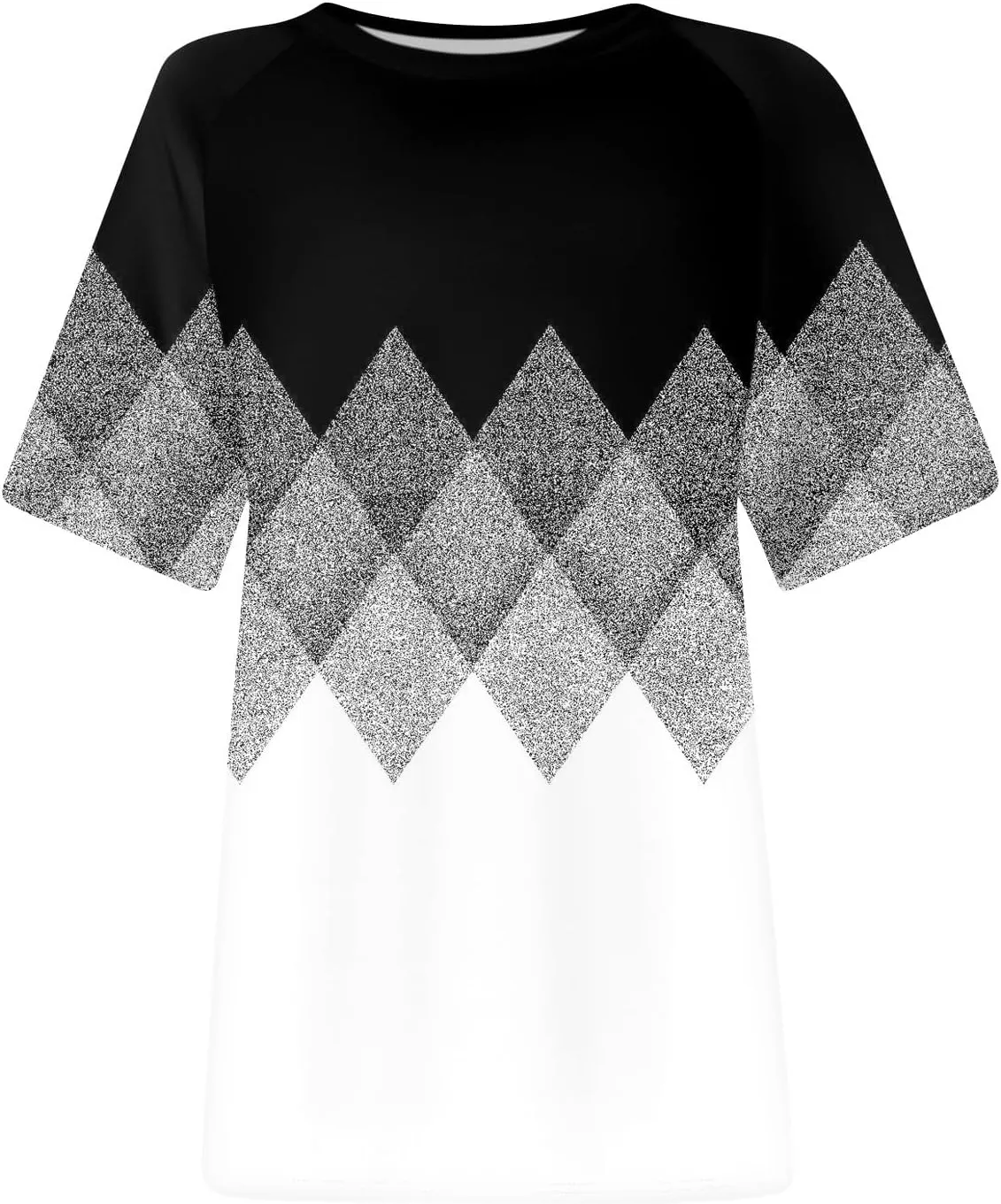 Womens Tops Short Sleeve T-Shirts 2025 Summer Dressy Casual Crew Neck Tunic Tops Loose Fit Shirts Blouses Outfits