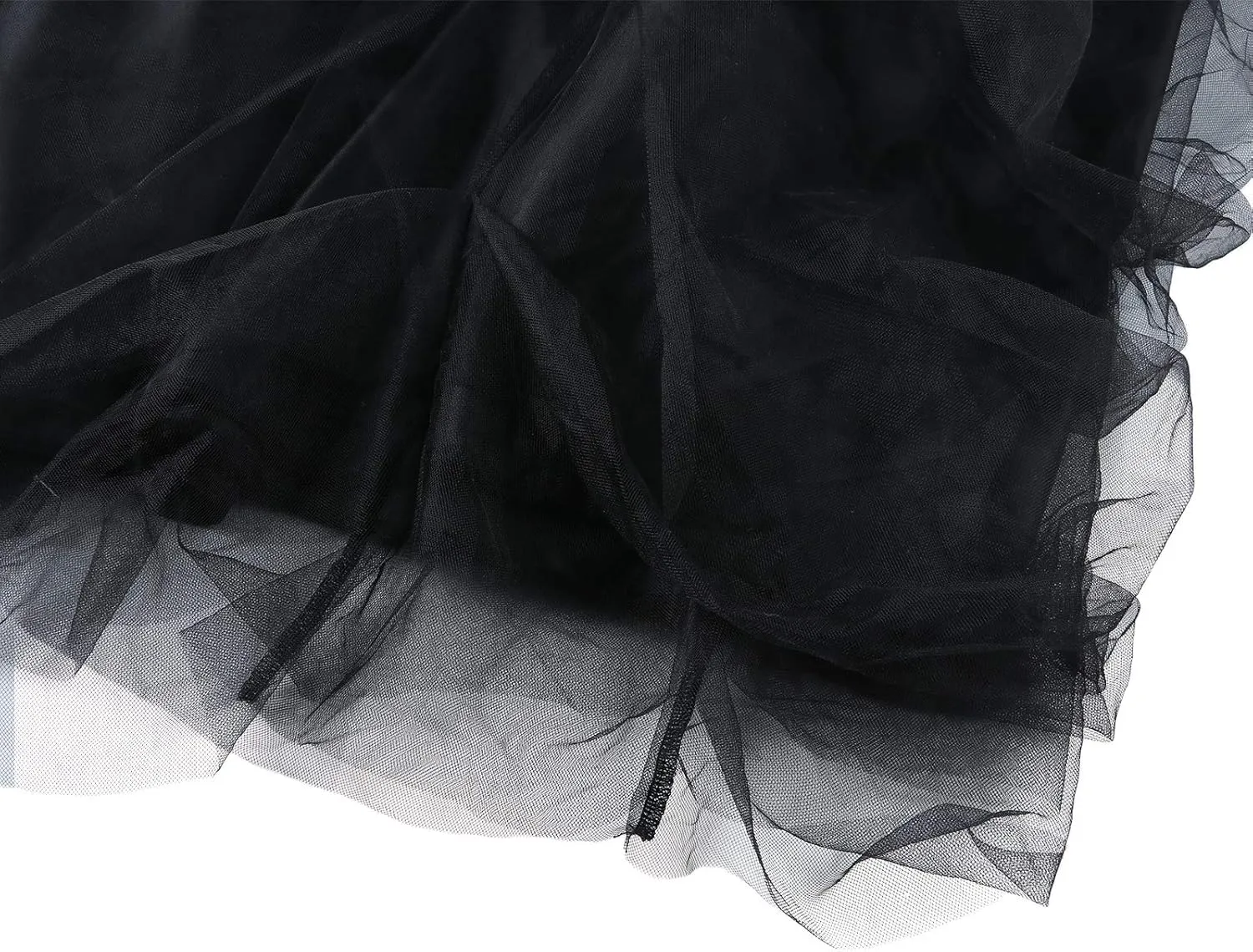 Women's Tulle Tutu Long Skirt High Waist Floor Length Layered Puffy Maxi Dresses A-Line Evening Party Wedding Skirt