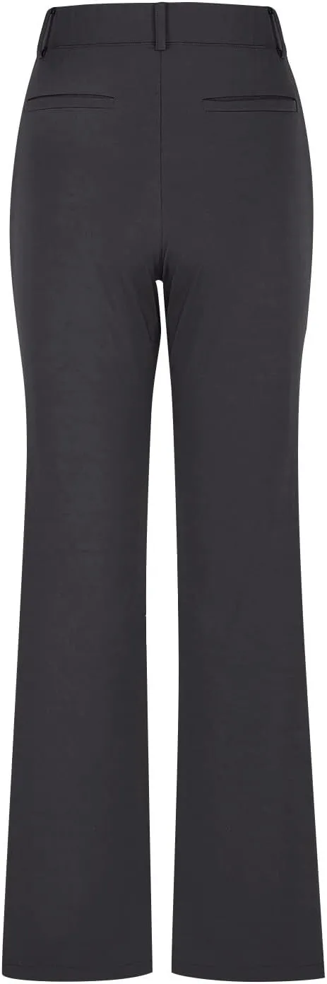 Work Pants Women Business Casual Dress Pants Trousers Bootcut Pants with Pockets Ladies High Waisted Office Pants